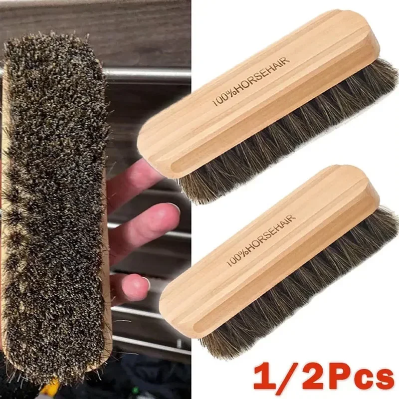 Seat Cleaner Fabric - فرشاة خشبية متعددة الاستخدامات من شعر